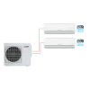 MITSUBISHI ELECTRIC MSZ-HJ35VA ER1 + MSZ-HJ50VA ER1 / MXZ-3HJ50VA ER1 мульти сплит-система 